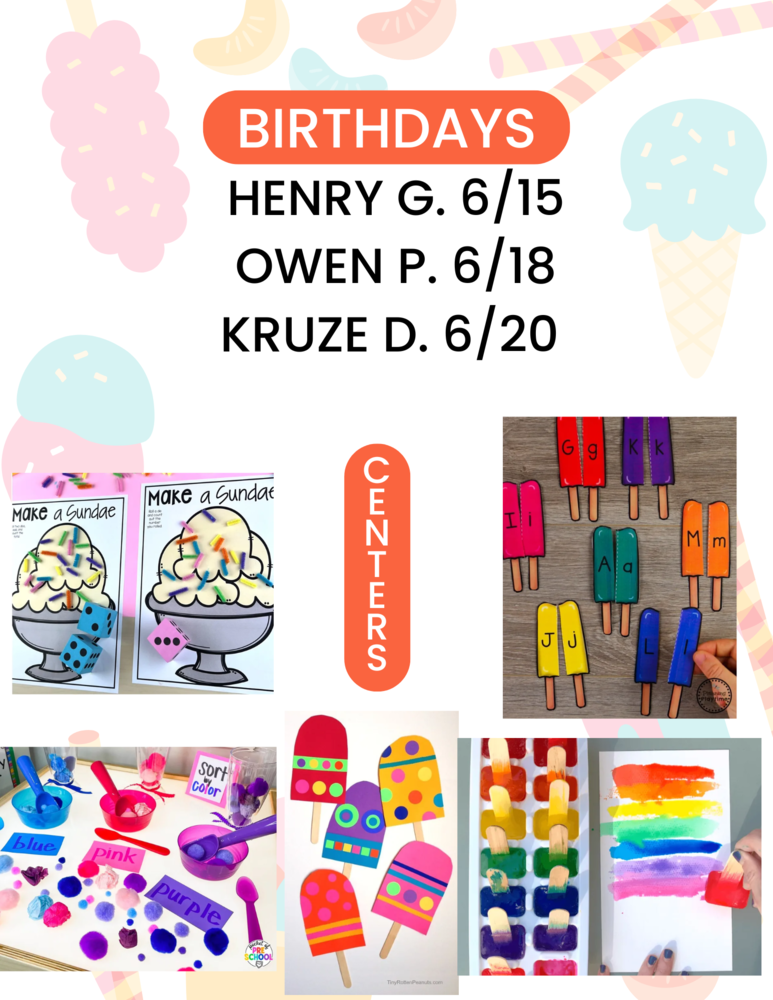 Popsicles and Ice Cream