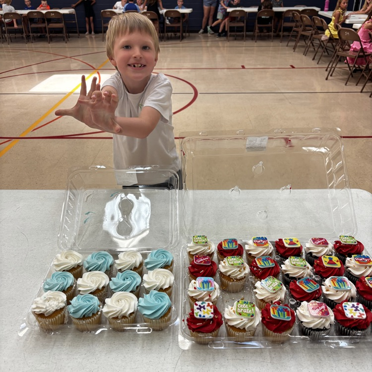 Happy Birthday Link!!  Thank you for sharing cupcakes with your friends!!  