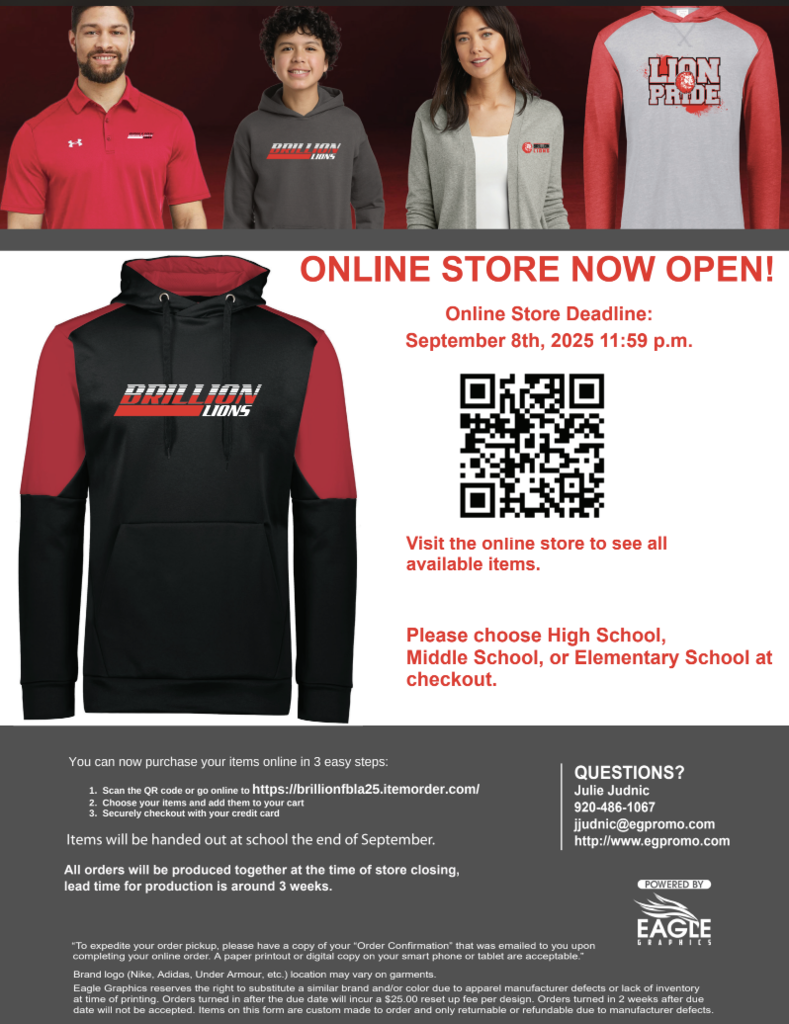 spirit wear flyer