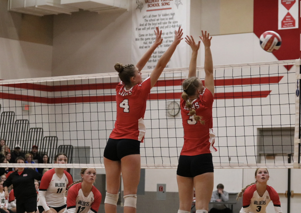 Girls volleyball vs Valders 