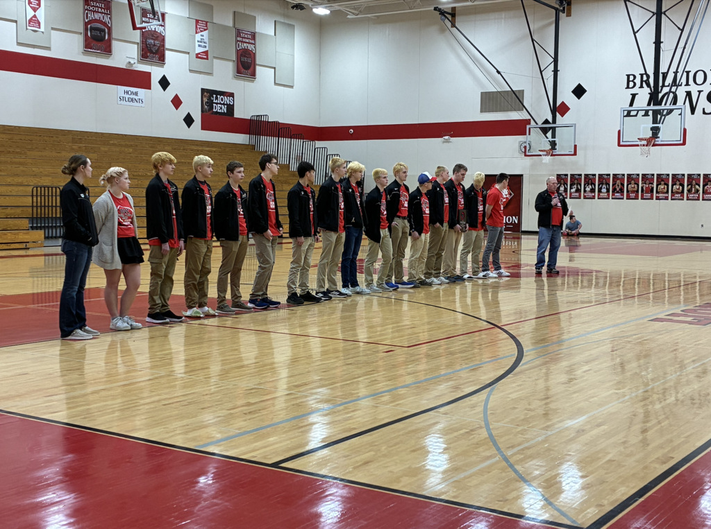 State sendoff for boys swim