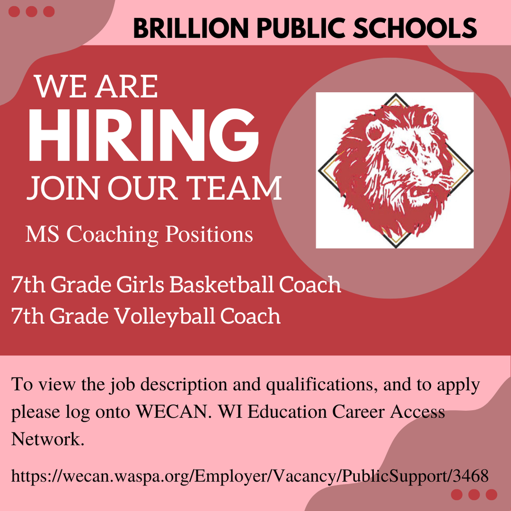 MS Coaching Positions