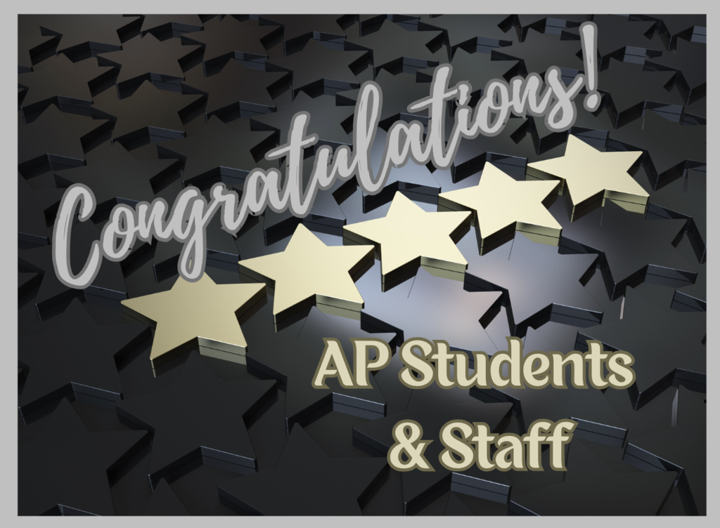 congratulations to ap students and staff 