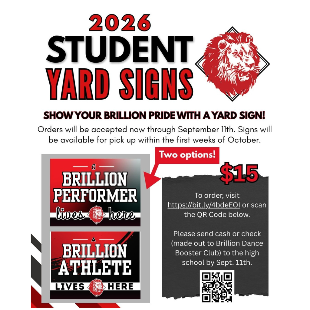 Student Yard Sign