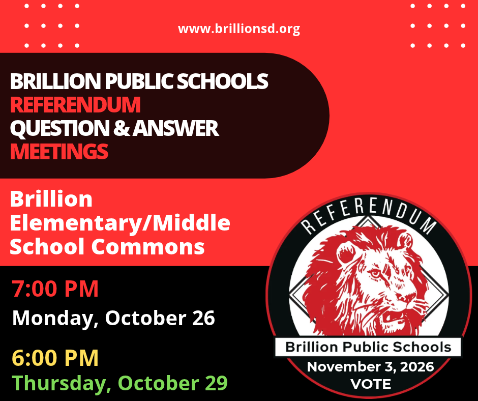 Notice of upcoming referendum Q&A Sessions