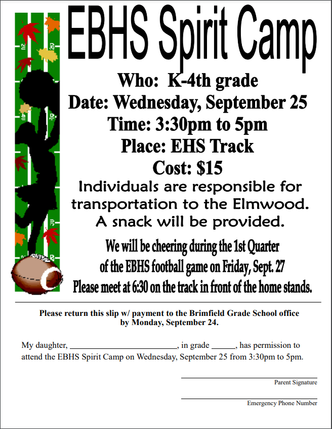 Spirit Camp Info