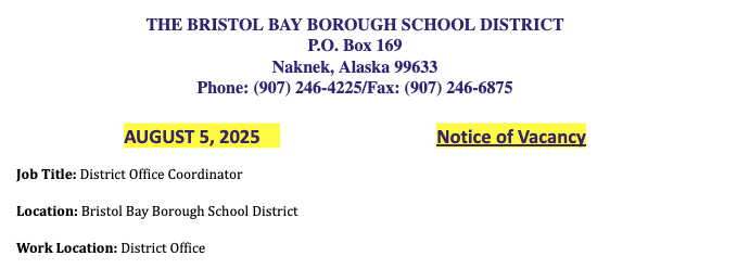 DISTRICT OFFICE COORDINATOR