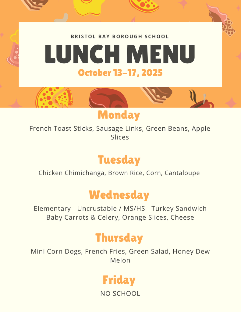 9th Week Menu