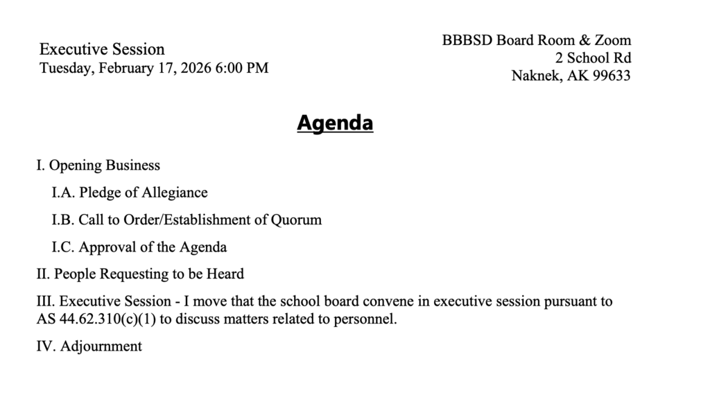 Executive Session February