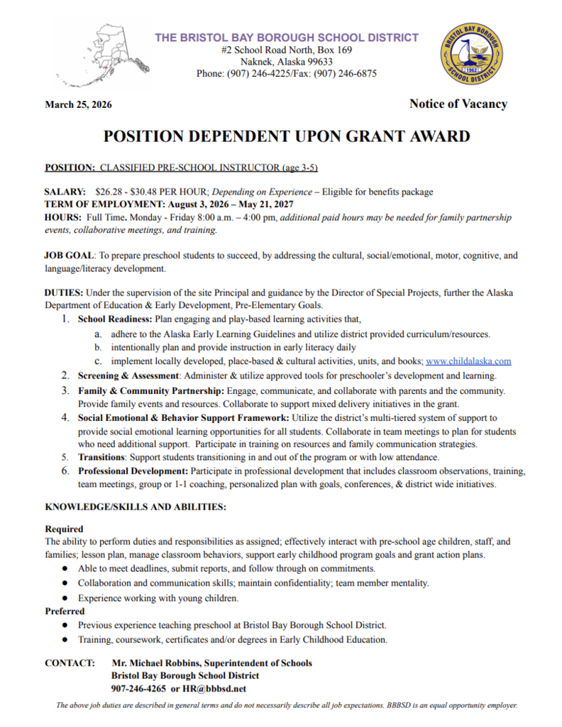 PREK INTERVENTION SPECIALIST