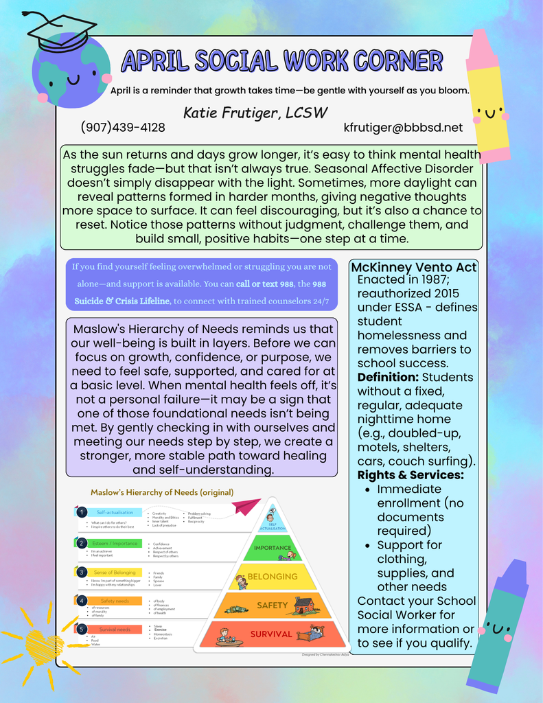 April Social Work Corner