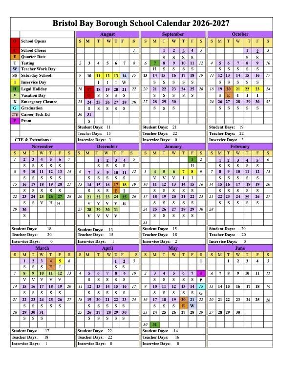 2026-2027 Calendar