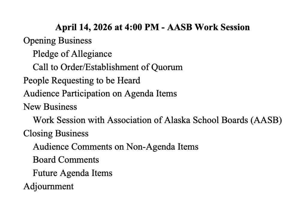 April 2026 Work Session - AASB