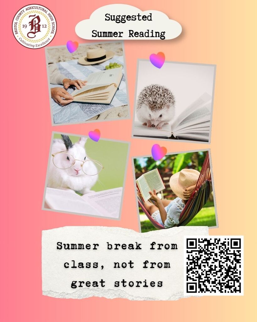 People and animals reading in the summer time. 