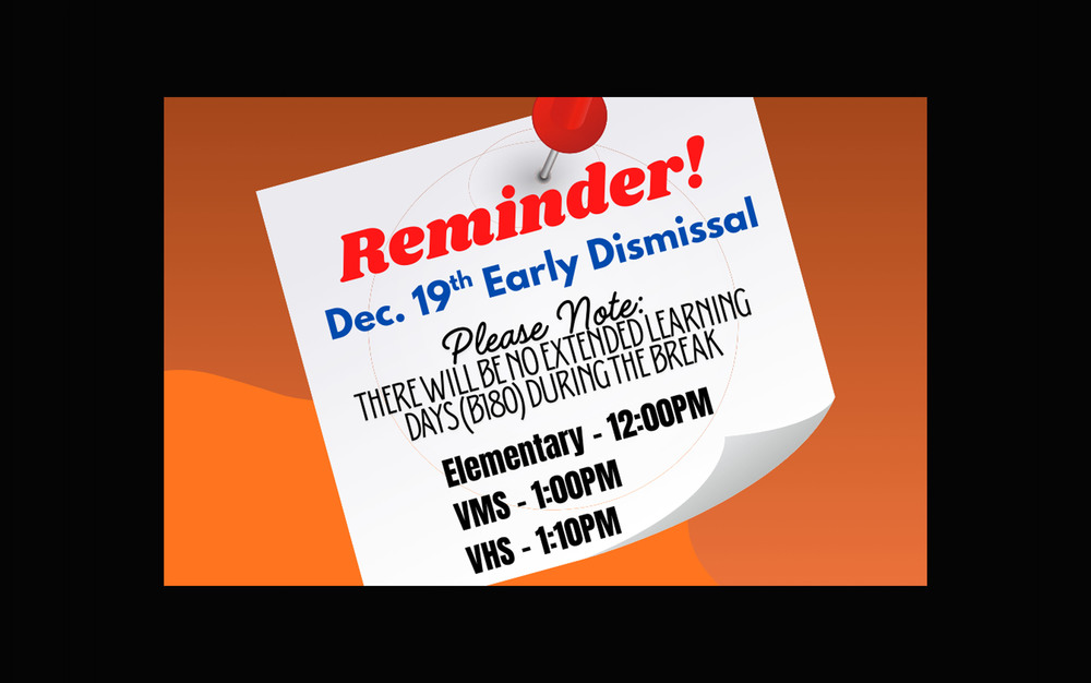 early dismissal december 19