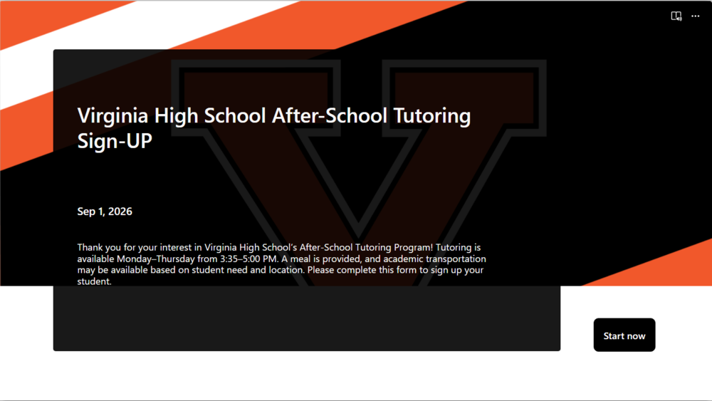 After-School Tutoring Sign-UP