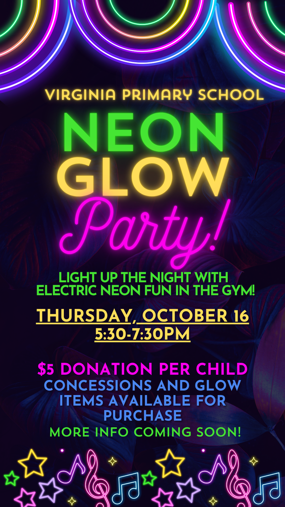 Glow party flyer 2025