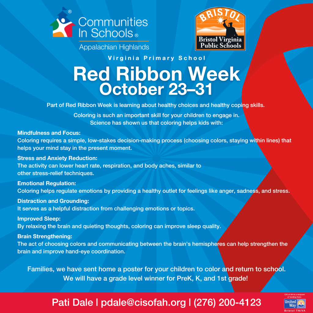 Red Ribbon Week - Social - Virginia Primary