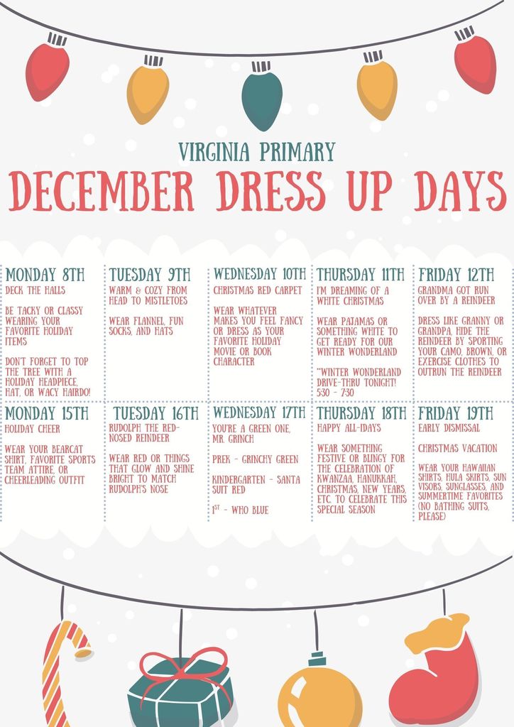 Dec Dress Up Days 2025