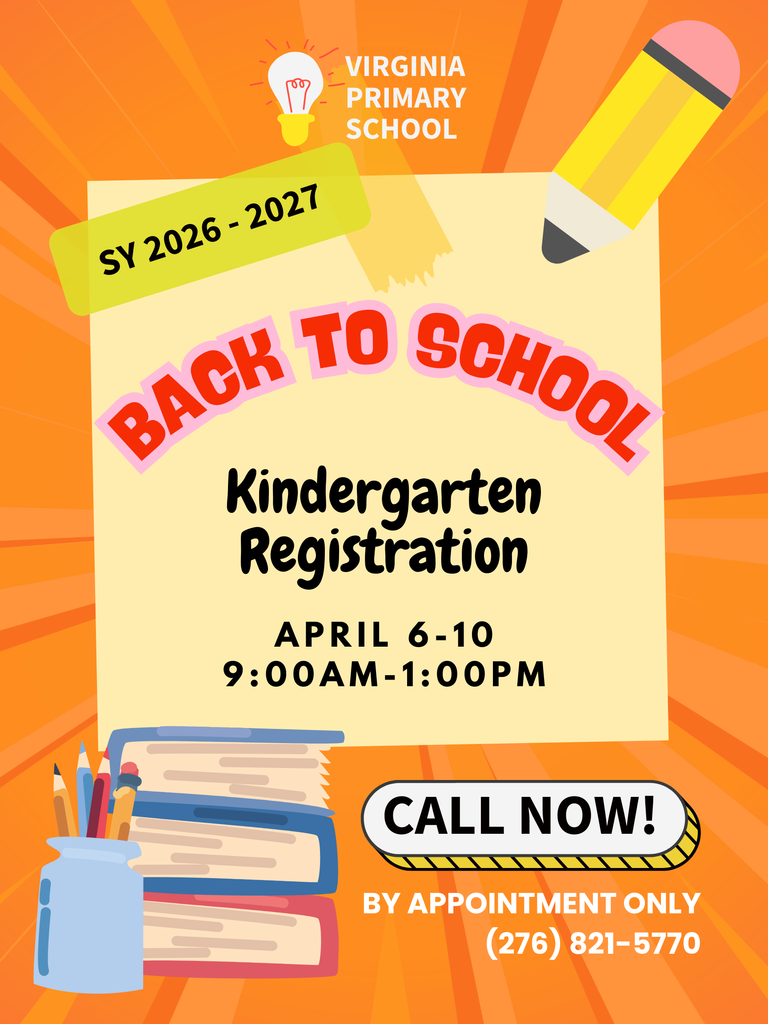 Kindergarten Registration 2026-2027 SY