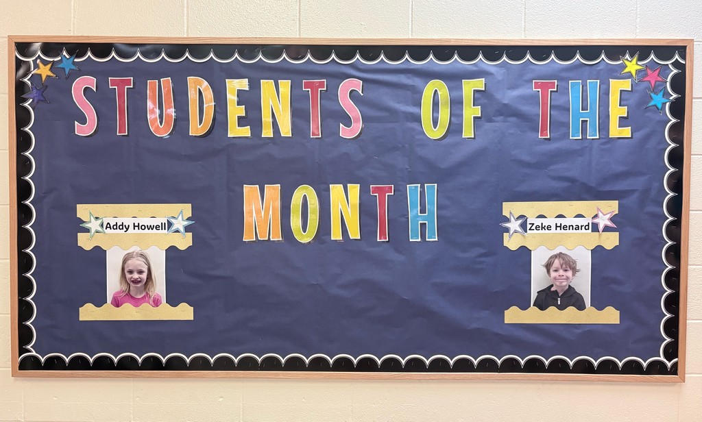 Student of the month April 26