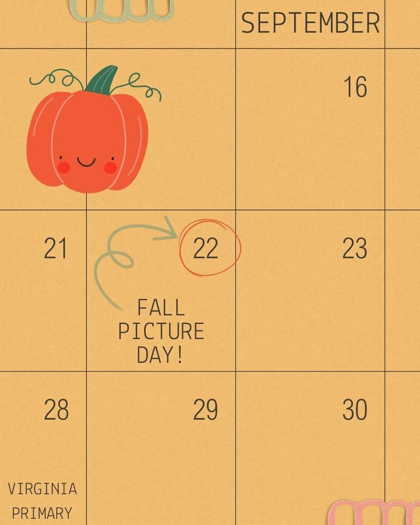 Fall picture day 2026