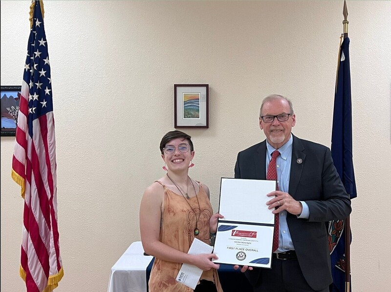 Moria McKenzie Wins Congressional Art Contest
