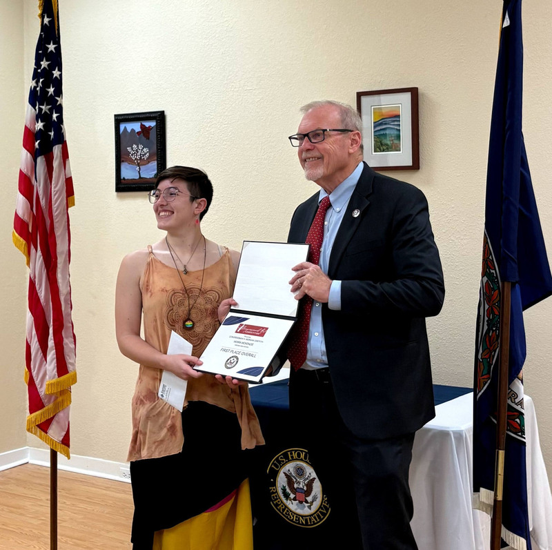 Moria McKenzie Wins Congressional Art Contest