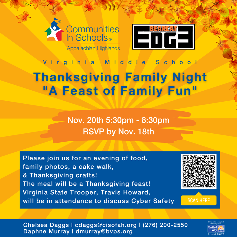 VMS - Thanksgiving Family Night