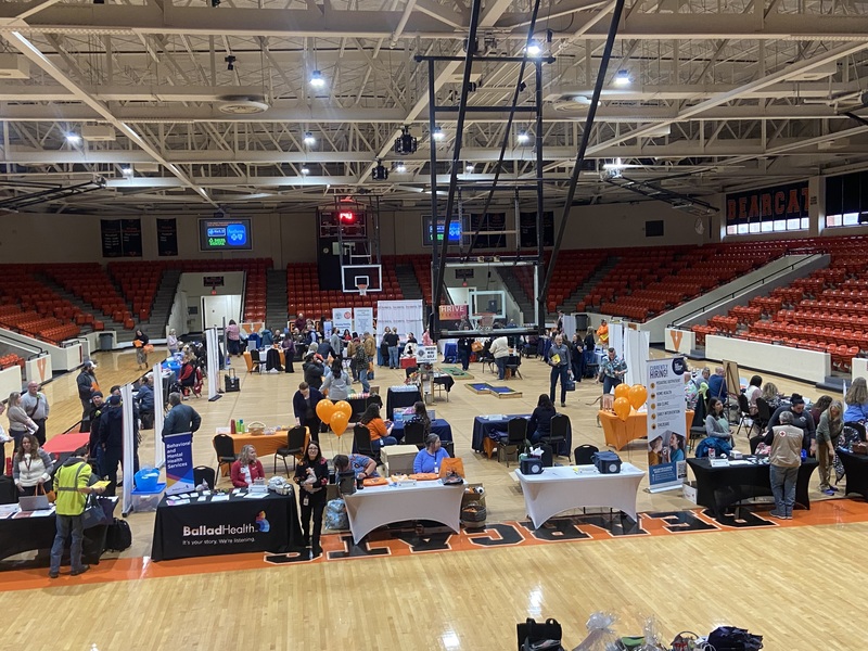 50 Vendors set up at VHS Gym