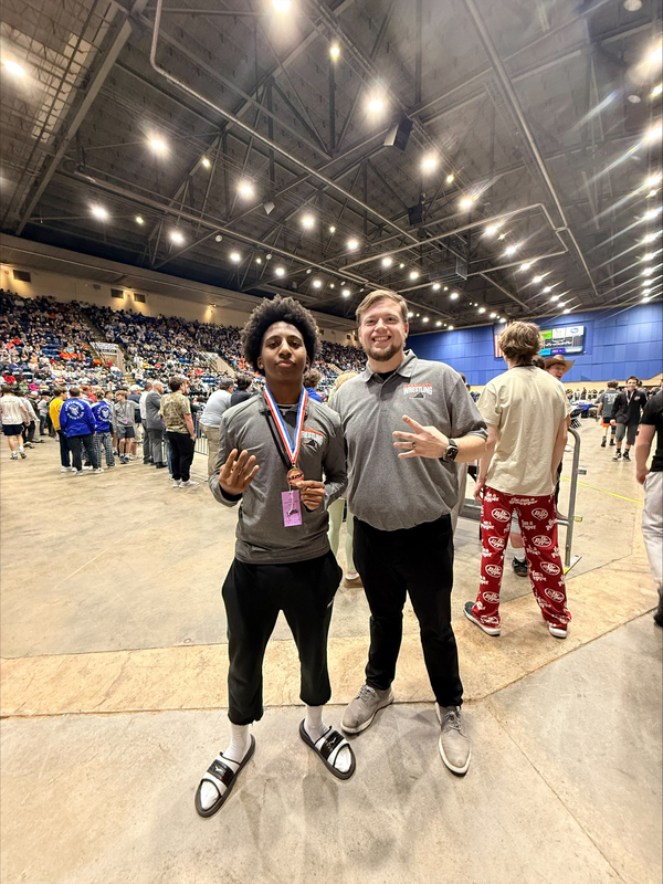 Marcus Coleman and Coach Snider