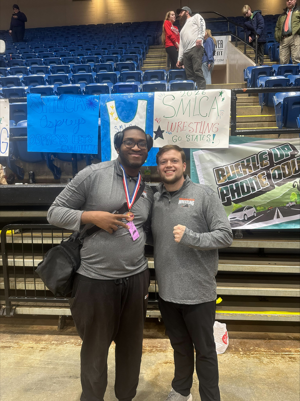 Anthony Galbreth and Coach Snider