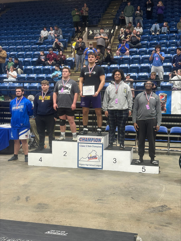 Anthony Galbreth 5th on podium