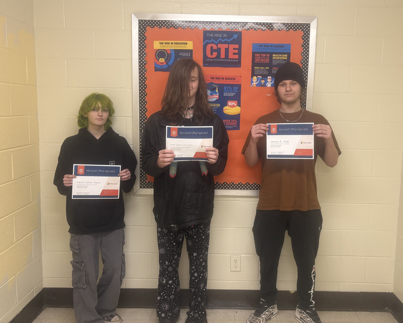 VHS - CIS students pass MOS PPT Certification Exam