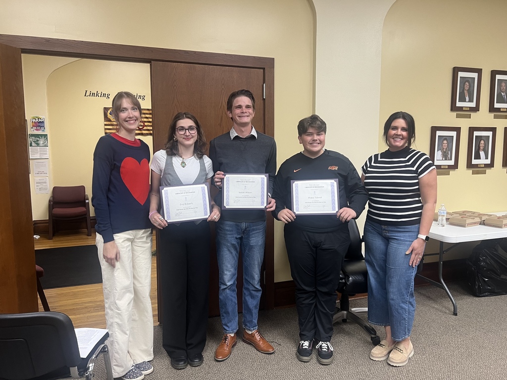 Student Recognition at Nov Board Meeting