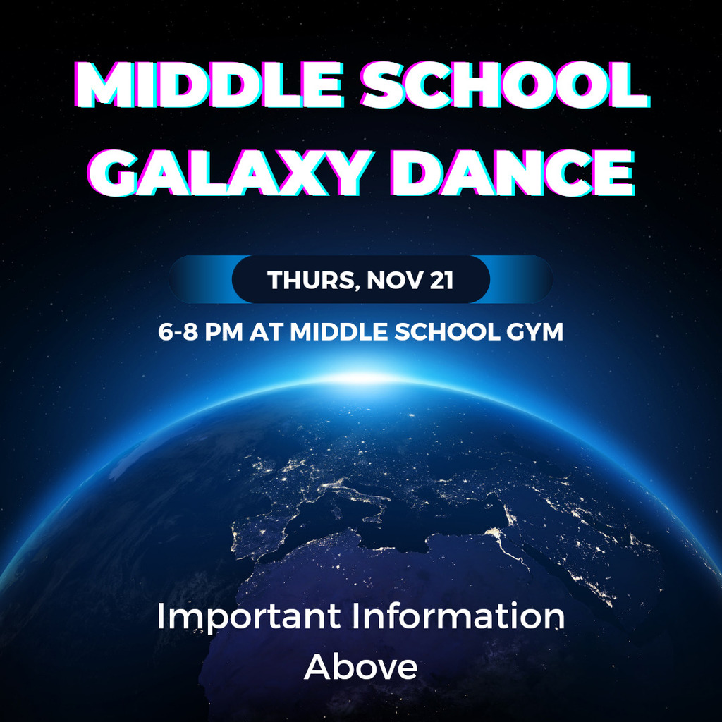Middle School Dance Thursday Night