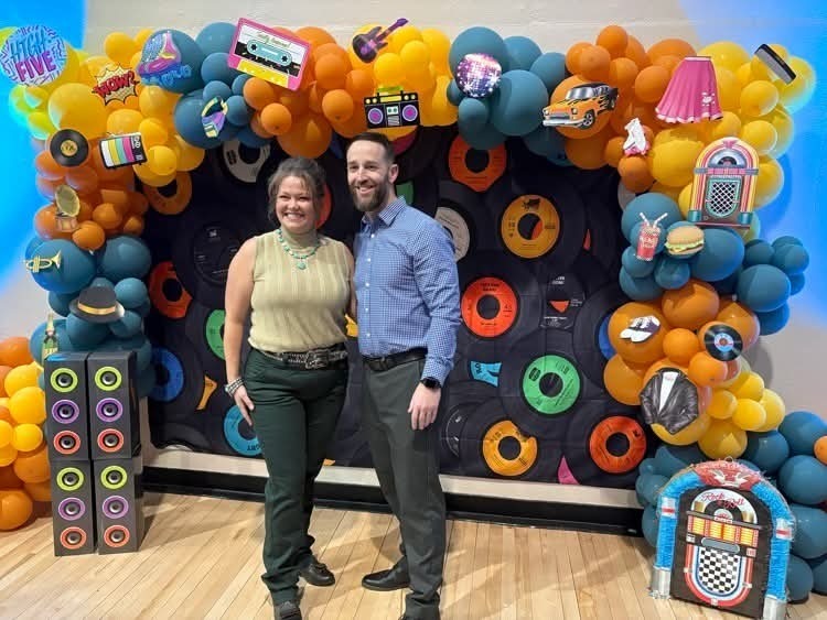 Middle School Teacher of the Year and Principal at the Chamber Banquet