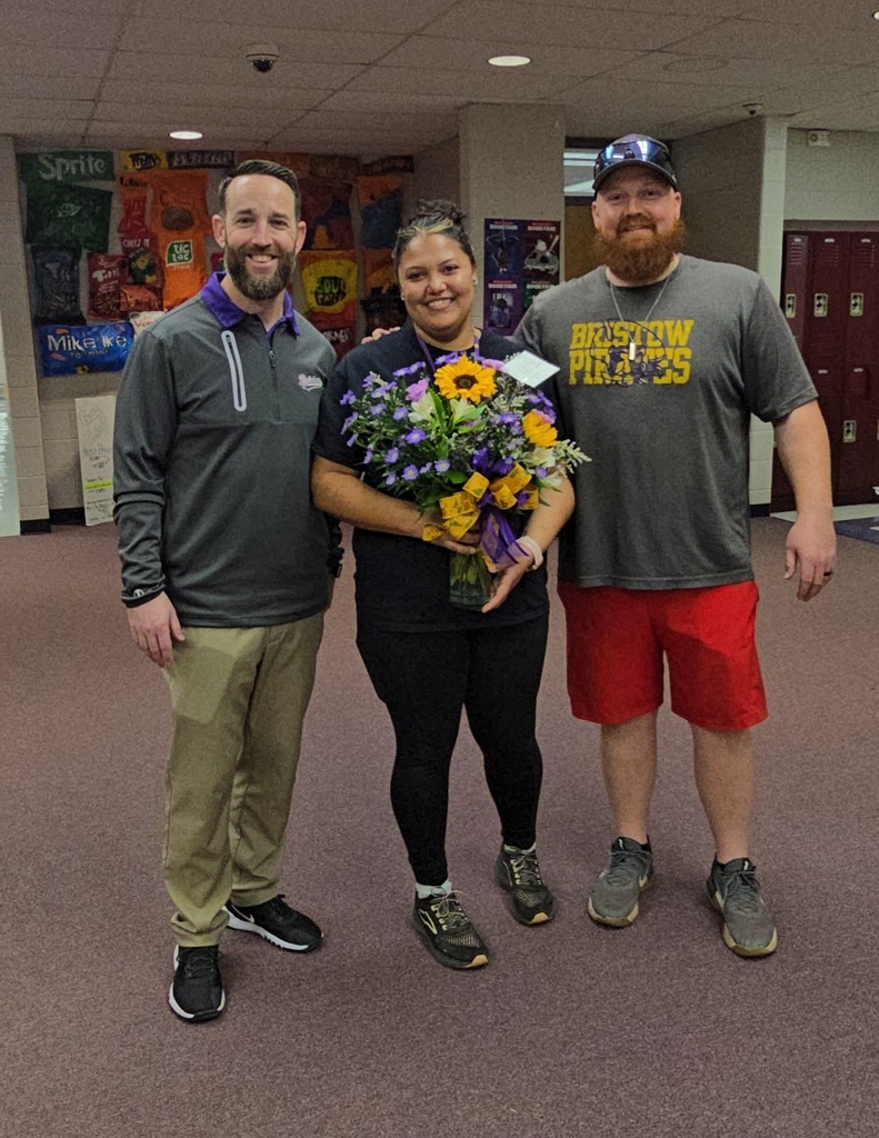 Congratulations to Chante Pitts as Middle School Support Staff of the