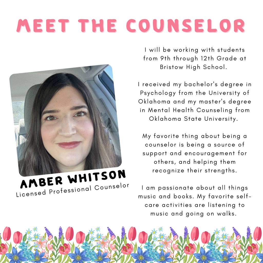 High School Licensed Professional Counselor: Ms. Whitson