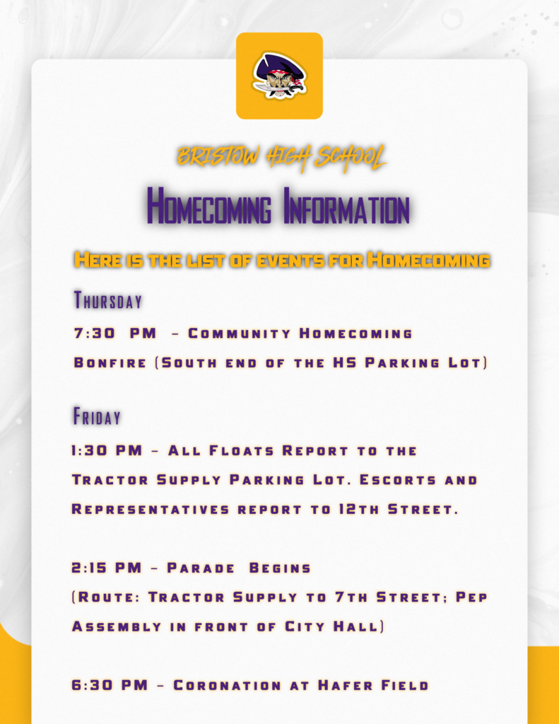 Homecoming Information 8059846