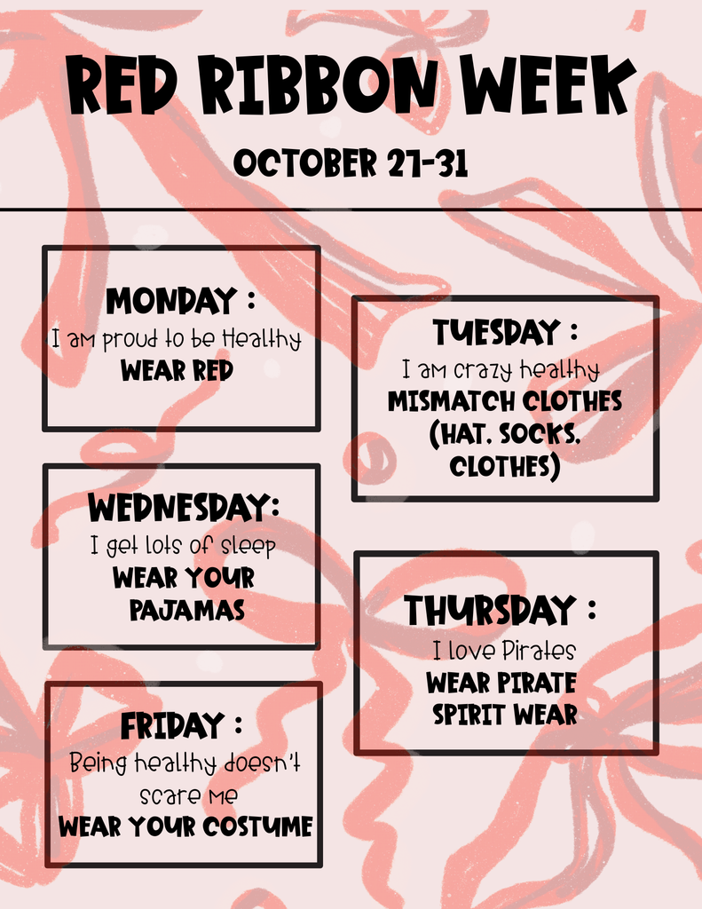 Red Ribbon Week Dress Up
