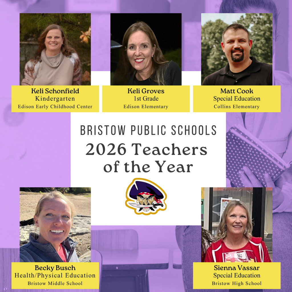 This is a collage of pictures of each of our 5 teachers of the year for each building. 