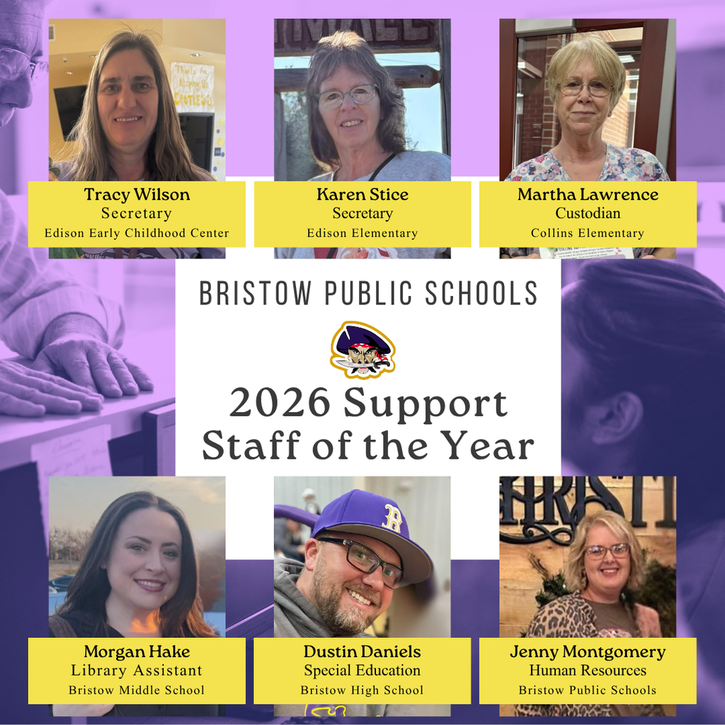 The picture is a collage of the six support staff of the year with a picture of each person. 