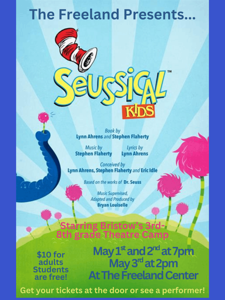 Seussical the Musical this Weekend at the Freeland Center