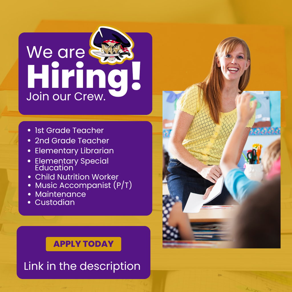 Bristow Public Schools is hiring. Jobs include: 1st Grade Teacher, 2nd Grade Teacher, Elementary Librarian, Elementary Special Education, Maintence, Custodian, Accompanist, and Child Nutrition Worker