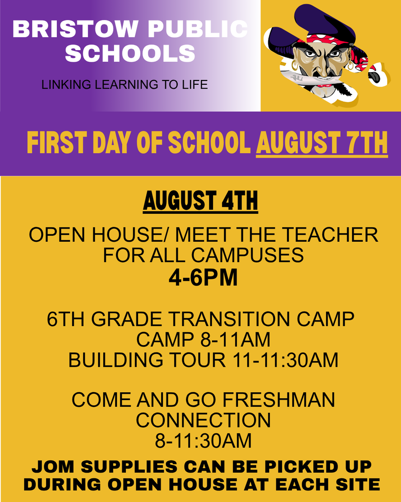 open house dates and times