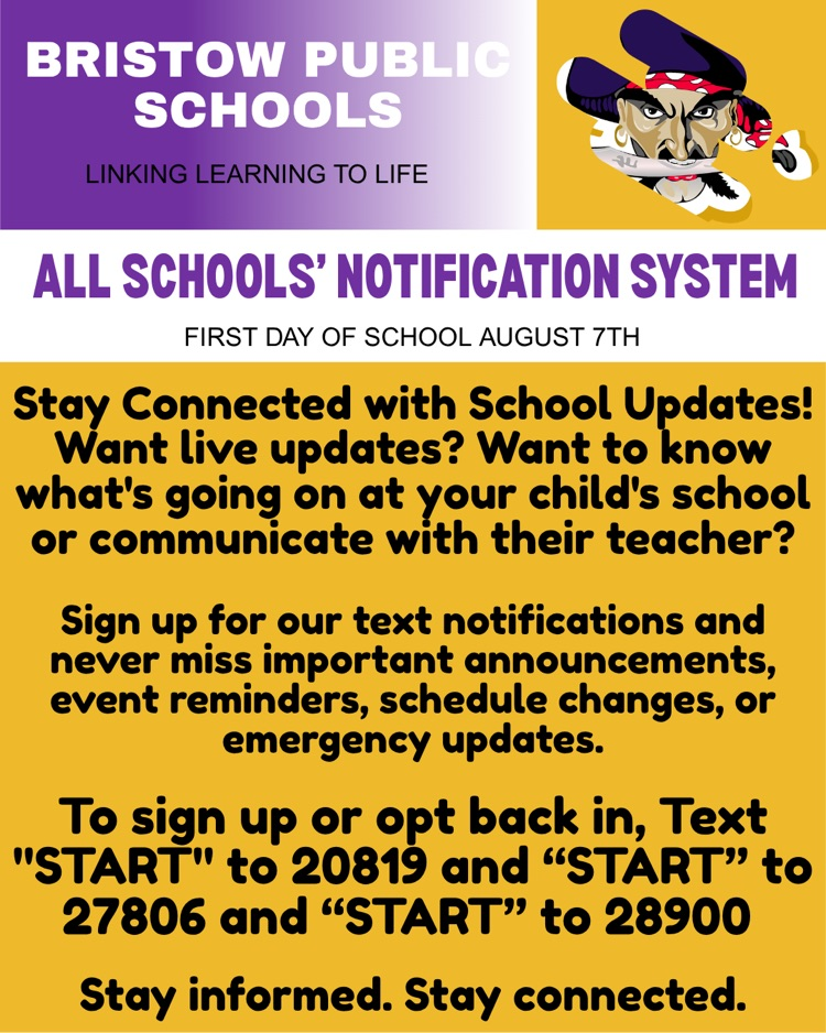 school notification text