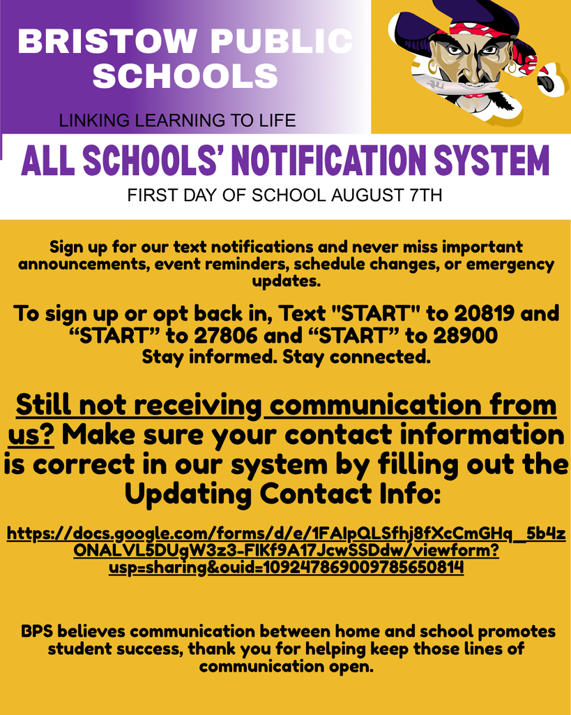 update contact information