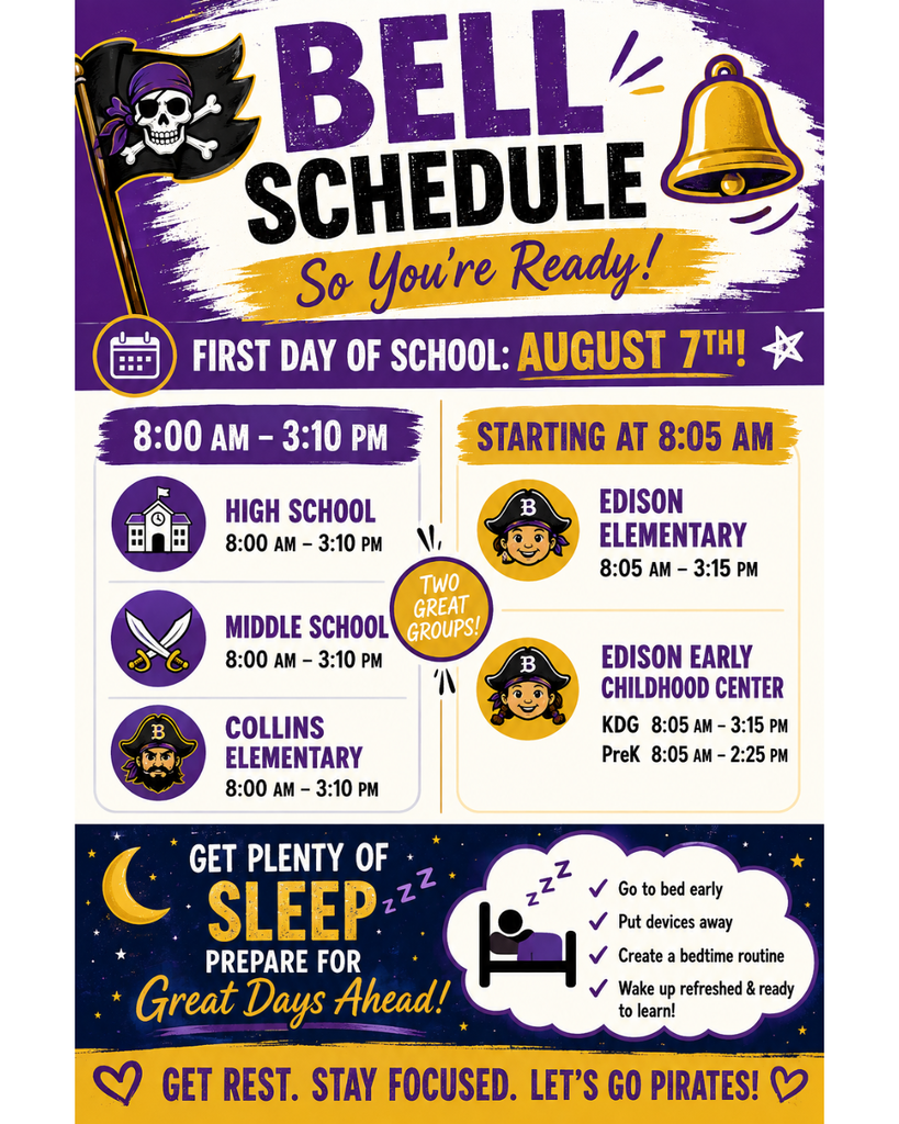 bell schedule reminder