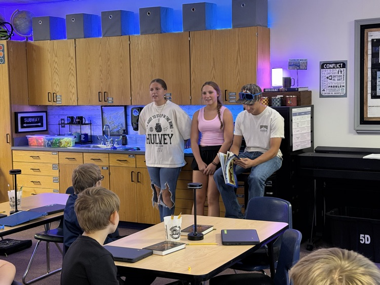 High school visitors
